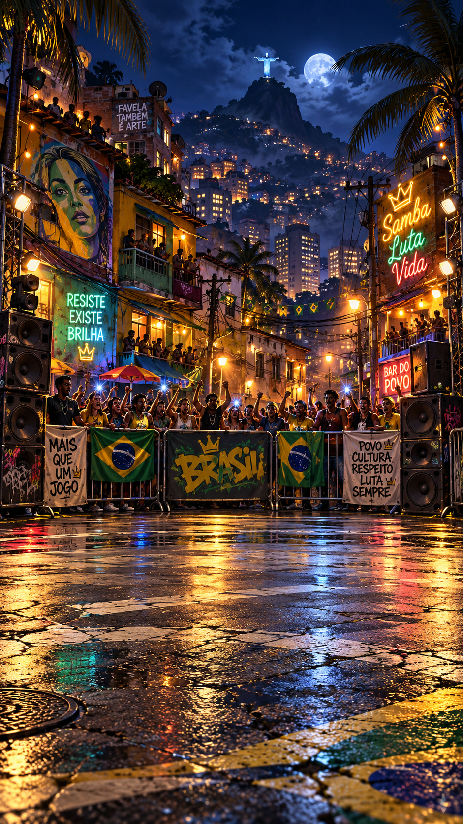 Arte original do Brasil Live Fight